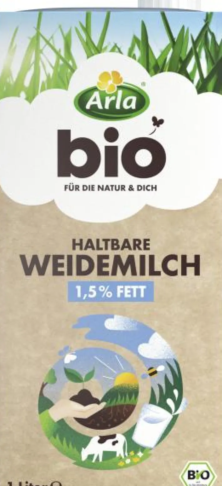 Bünting Tee Arla Bio Haltbare Weidemilch 1,5% Fett1 l