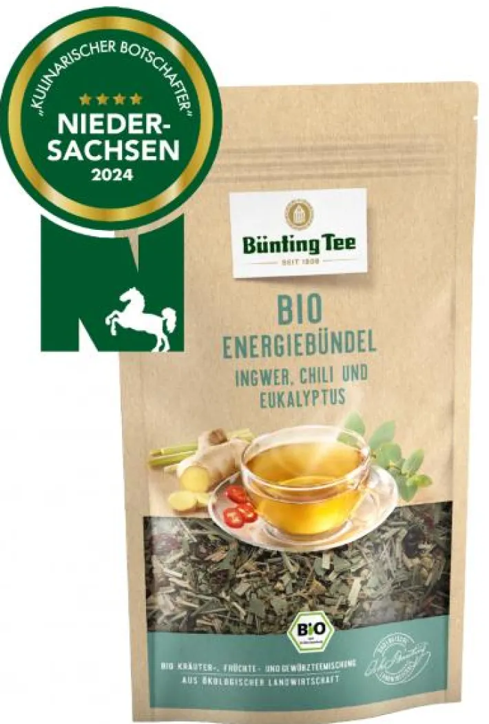 Bünting Tee Bio Energiebündel Ingwer, Chili und Eukalyptus80 g