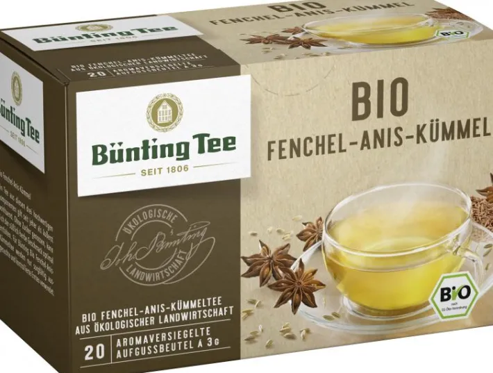 Bünting Tee Bio Fenchel-Anis-Kümmel20 x 3 g