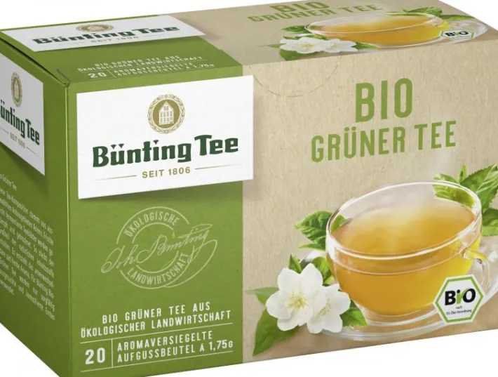 Bünting Tee Bio Grüner Tee20 x 1,75 g