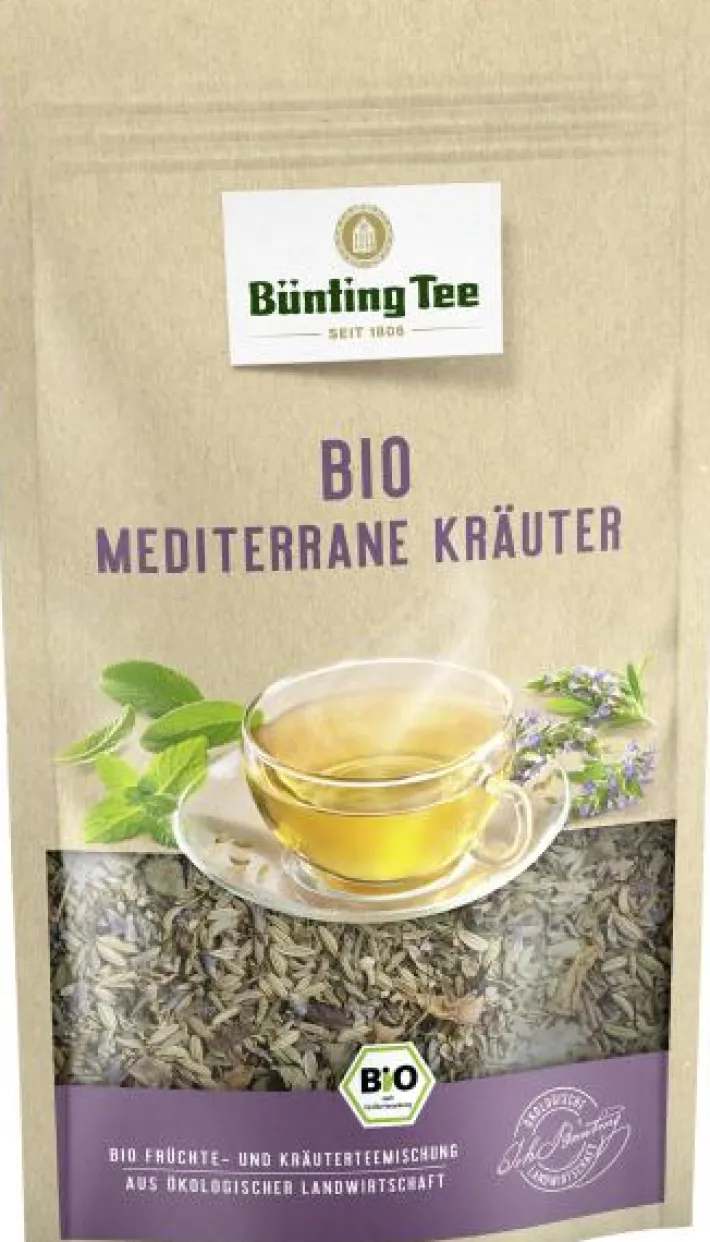 Bünting Tee Bio Mediterrane Kräuter80 g