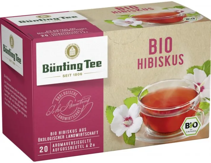 Bünting Tee Bio-Hibiskus20 x 2 g