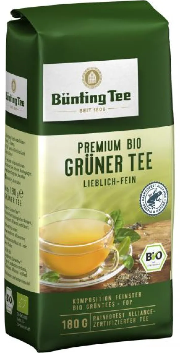 Bünting Tee Premium Bio Grüner Tee180 g