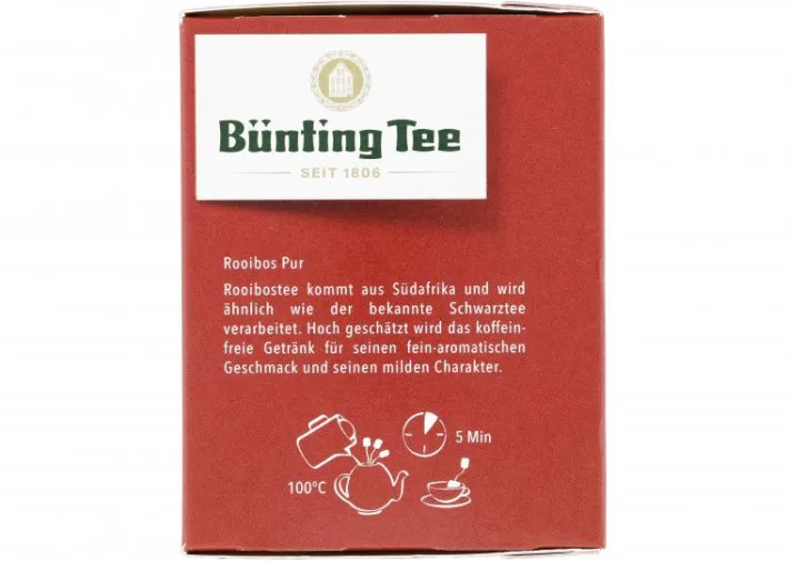 Bünting Tee Rooibos Pur20 x 1,75 g