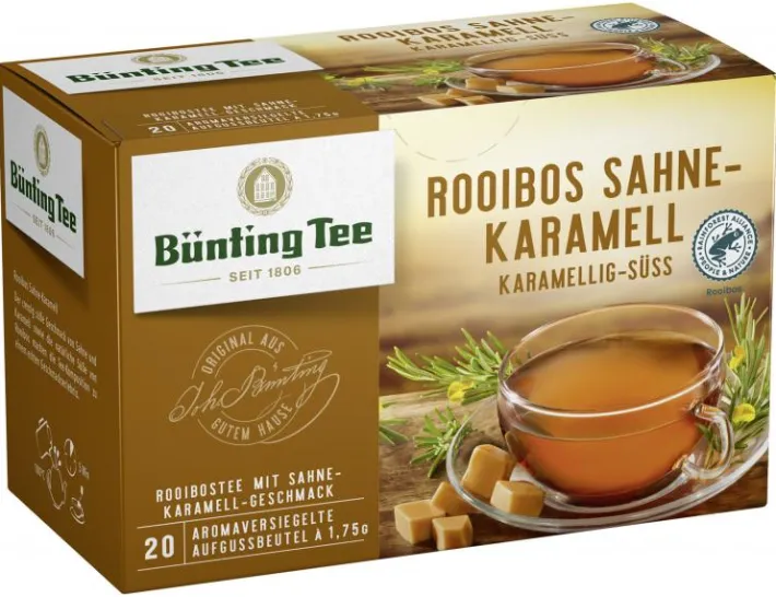 Bünting Tee Rooibos Sahne-Karamell20 x 1,75 g