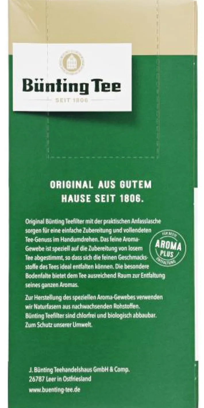 Bünting Tee filter mit Anfasslasche100 St.