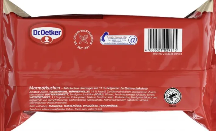 Bünting Tee Dr. Oetker Marmorkuchen350 g