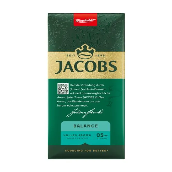 Bünting Tee Jacobs Filterkaffee Krönung Balance500 g