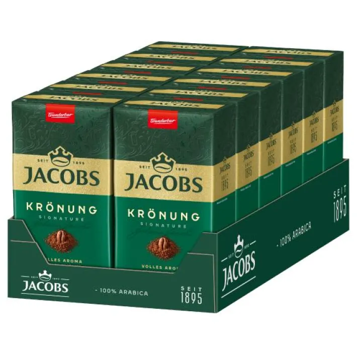 Bünting Tee Jacobs Filterkaffee Krönung Klassisch12 x 0,50 kg