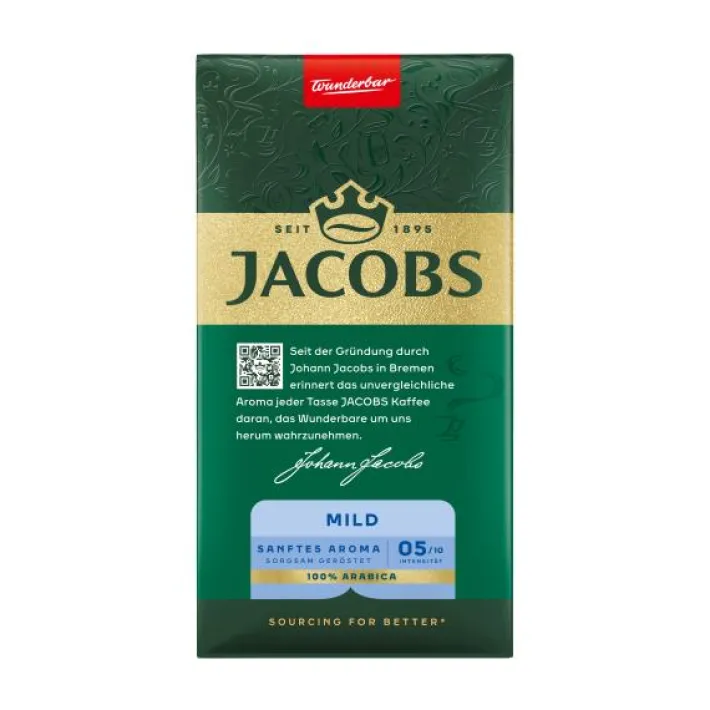 Bünting Tee Jacobs Filterkaffee Krönung Mild500 g