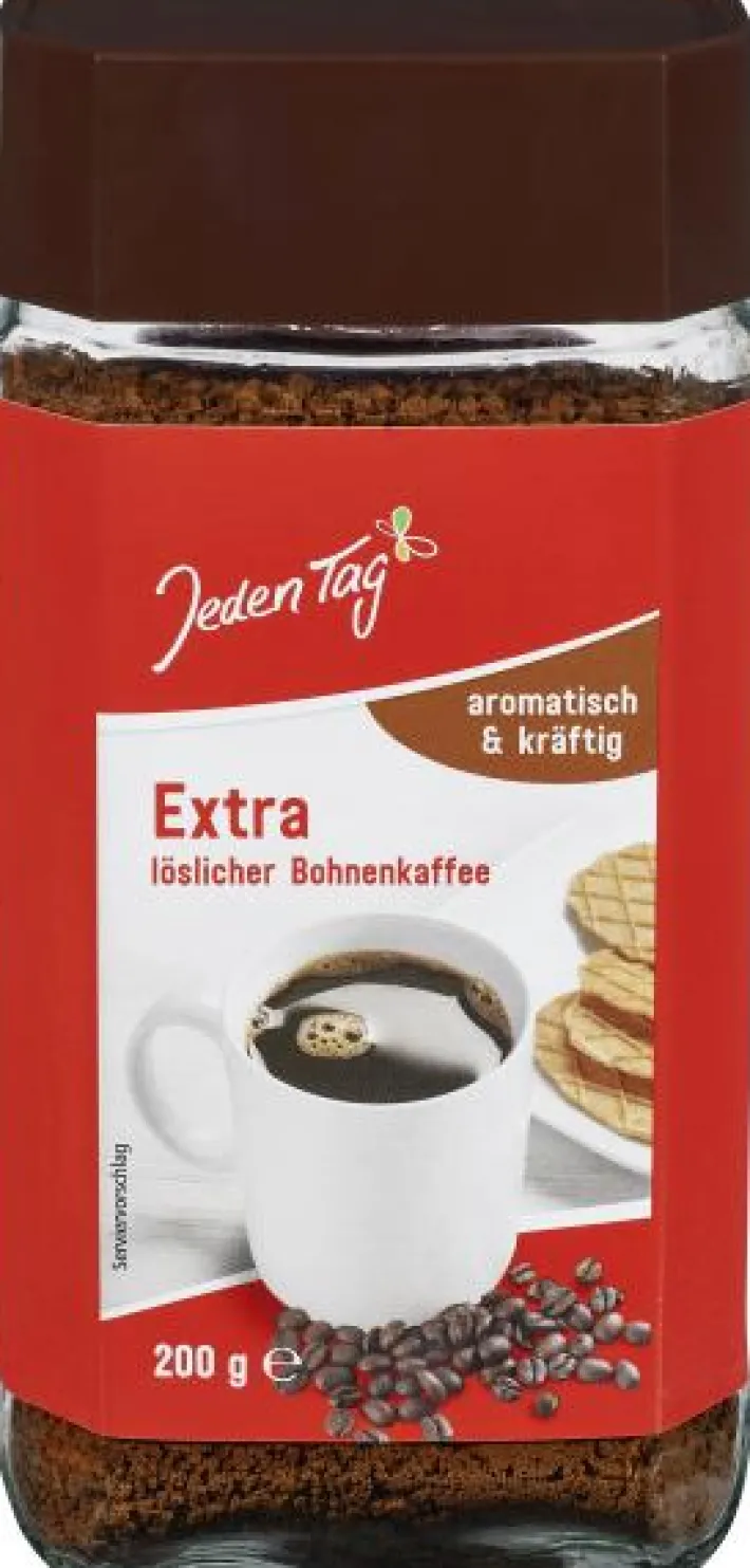 Bünting Tee Jeden Tag Extra löslicher Bohnenkaffee200 g