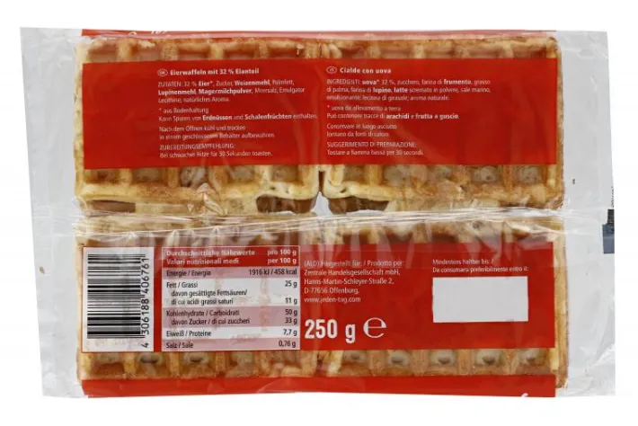 Bünting Tee Jeden Tag Frischeiwaffeln250 g
