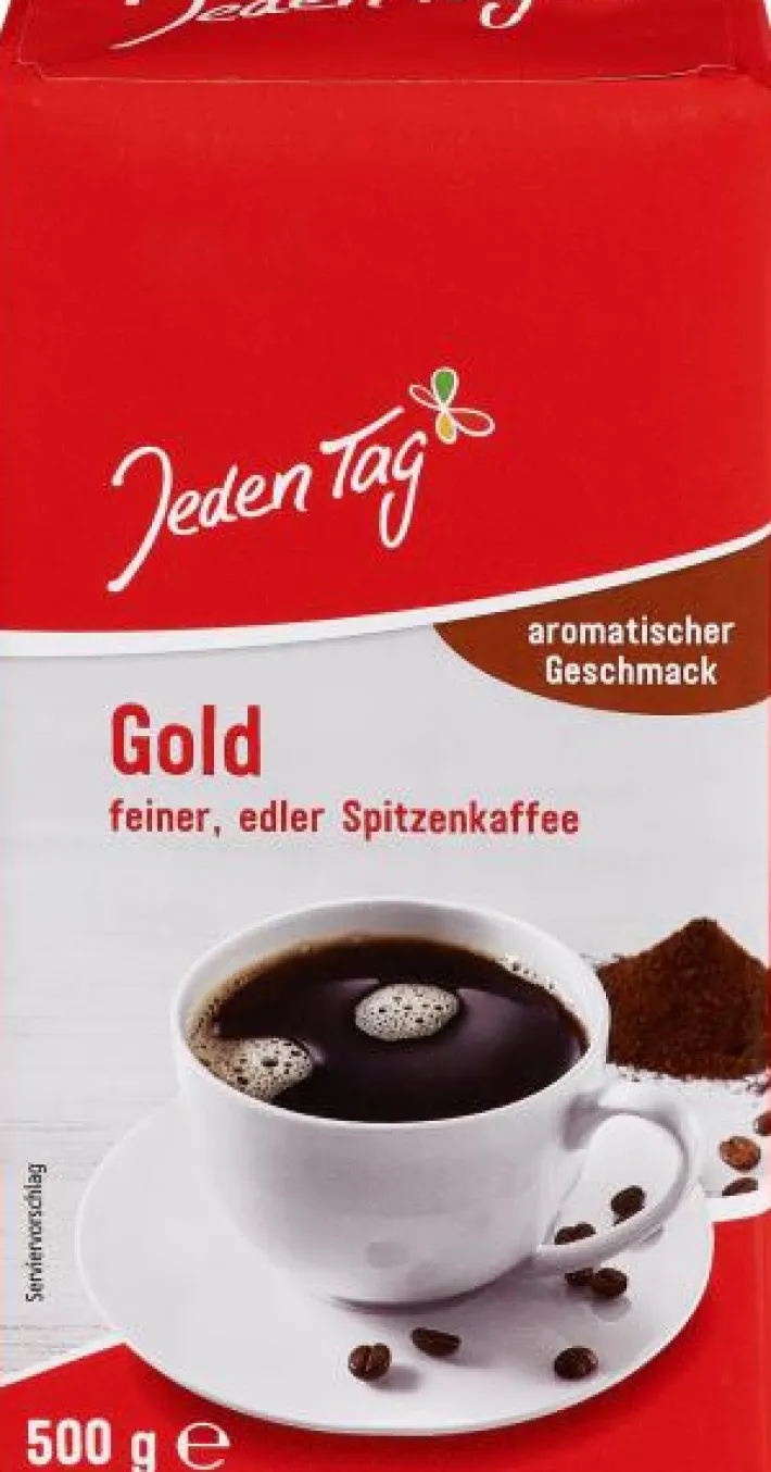 Bünting Tee Jeden Tag Kaffee Gold500 g