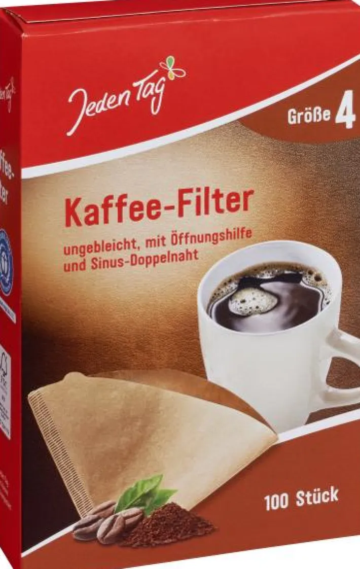 Bünting Tee Jeden Tag Kaffeefilter Größe 4