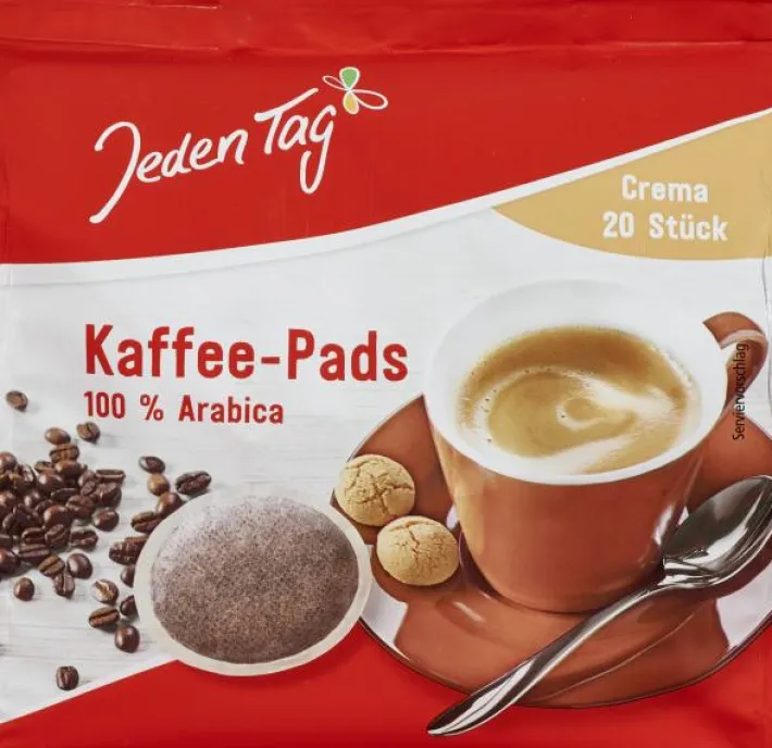 Bünting Tee Jeden Tag Kaffee-Pads crema 20 Pads140 g