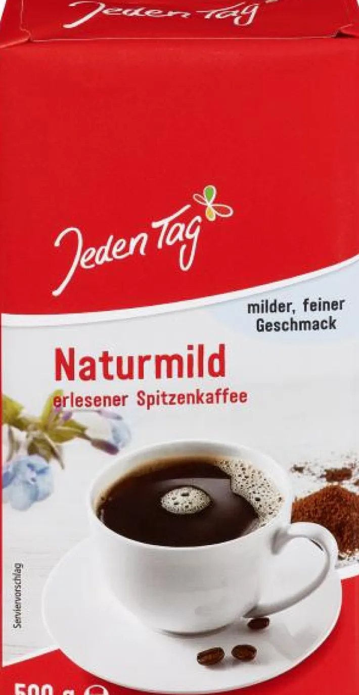 Bünting Tee Jeden Tag Naturmild Kaffee12 x 0,50 kg