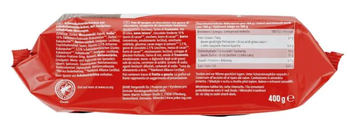 Bünting Tee Jeden Tag Schokokuchen400 g