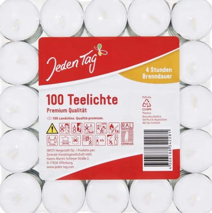 Bünting Tee Jeden Tag Teelichte100 St.